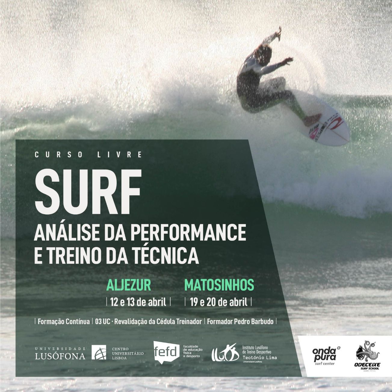 Aljezur - Surf , Curso Livre de Analise da Performance E Treino da Técnica do Surf